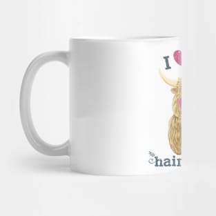 Scottish Highland Cow Loves You Hairy Much! Mug